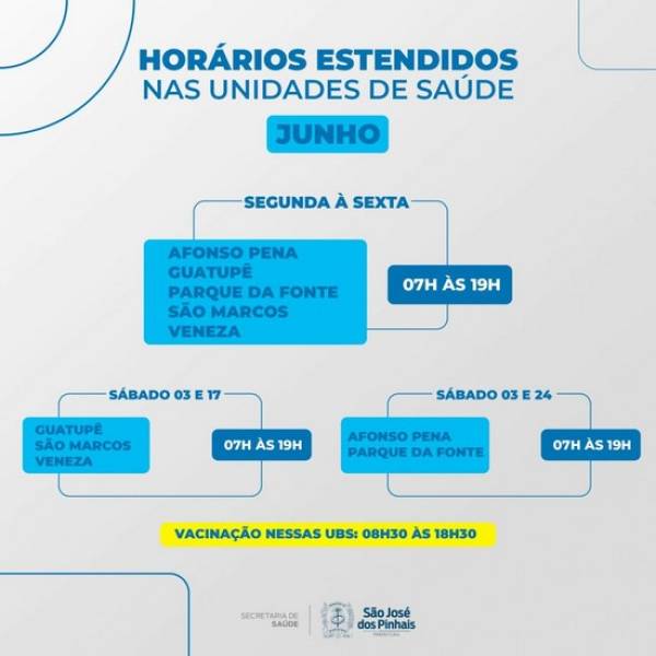 Imagem: Prefeitura Municipal de São José dos Pinhais